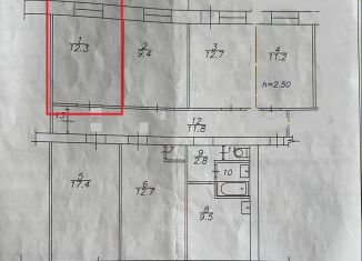 Продажа комнаты, 12.3 м2, Красноярск, улица 52-й Квартал, 8, Ленинский район