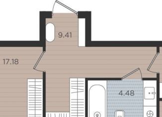 Продаю 1-комнатную квартиру, 50.6 м2, Калининград, Центральный район