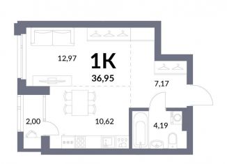 Квартира на продажу студия, 35 м2, Новосибирск, Горская улица, 2/1