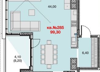 Продам двухкомнатную квартиру, 99.3 м2, Калининград, Ленинградский район