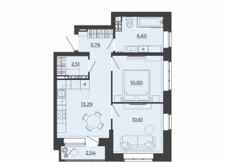 Продажа 2-комнатной квартиры, 51.4 м2, Тюменская область, улица Щербакова, 1