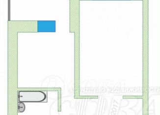 Продажа 1-ком. квартиры, 46.8 м2, Тюмень, Заречный проезд, 43, Центральный округ