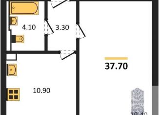 Продается 1-ком. квартира, 37.7 м2, Воронеж, улица Загоровского, 13к2, Центральный район