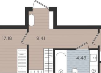 Продам 1-комнатную квартиру, 50.6 м2, Калининград, Центральный район