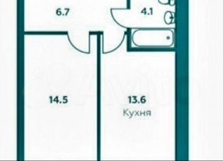 Продаю 1-комнатную квартиру, 41.3 м2, Благовещенск, Партизанская улица, 66Г