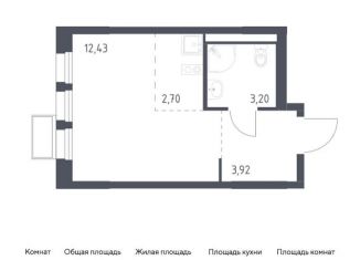 Продаю квартиру студию, 22.3 м2, Химки, жилой комплекс Квартал Ивакино, к3