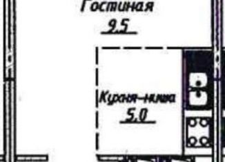 Продаю квартиру студию, 24.7 м2, Оренбург, улица Юркина, 1, Промышленный район