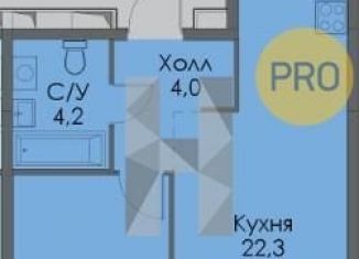 Продается 1-ком. квартира, 40.8 м2, Казань, улица Сибгата Хакима, 60, ЖК Современник