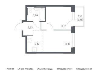 Продается двухкомнатная квартира, 32.9 м2, Москва, жилой комплекс Квартал Герцена, к2, район Бирюлёво Восточное