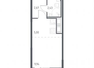 Продажа квартиры студии, 21.6 м2, Санкт-Петербург, Гудиловская улица, 9, ЖК Живи в Рыбацком
