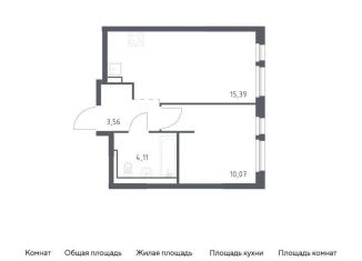 Продам 1-ком. квартиру, 33.1 м2, Ленинградская область, Невская Долина, к1.2