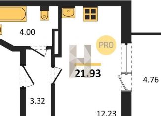 Продается квартира студия, 21.9 м2, Воронеж, Центральный район