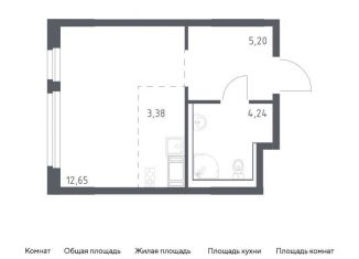 Продаю квартиру студию, 25.5 м2, Колпино