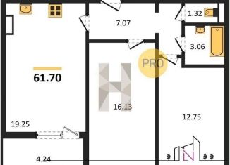 Продается 2-комнатная квартира, 62.9 м2, Воронеж