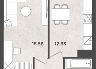 Продаю однокомнатную квартиру, 40.2 м2, Пермь, улица Космонавта Леонова, 41