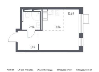 Продажа квартиры студии, 21.3 м2, Московская область, микрорайон Пригород Лесное, к5.2