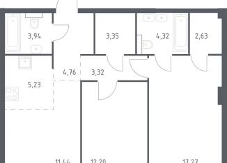 Продам двухкомнатную квартиру, 68.5 м2, Москва, ЗАО, жилой комплекс Нова, к1