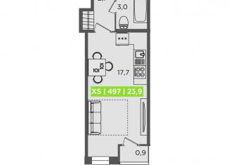 Продаю квартиру студию, 23.9 м2, Санкт-Петербург, метро Комендантский проспект, Планерная улица, 87к1