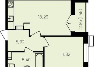 Продаю 1-комнатную квартиру, 44.6 м2, Обнинск, ЖК Новый город, улица Славского, 10