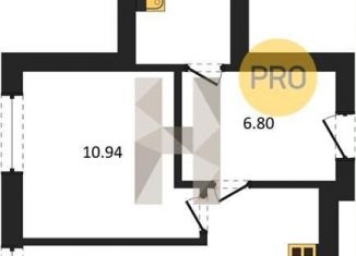 Продаю однокомнатную квартиру, 41.1 м2, Павловск