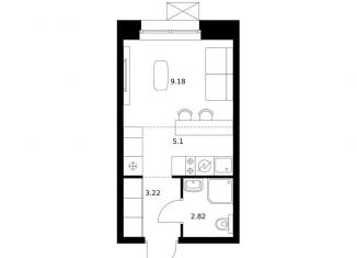 Продам квартиру студию, 20.3 м2, Хабаровск