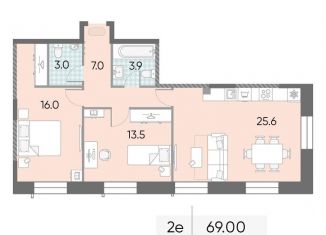 Продается 2-комнатная квартира, 69 м2, Москва, жилой комплекс Зиларт, 18/19/27