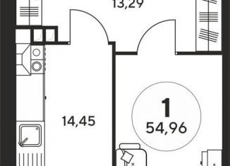 Продаю 1-комнатную квартиру, 55 м2, Ростовская область, Пушкинская улица, 97