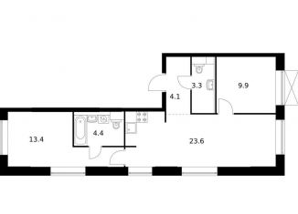 Продаю 2-ком. квартиру, 58.7 м2, Хабаровский край