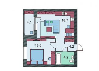 Продаю однокомнатную квартиру, 42.7 м2, Волгоград, улица Полоненко, 12