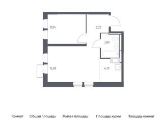 1-ком. квартира на продажу, 40.1 м2, Московская область