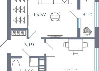 Продажа 1-комнатной квартиры, 33.2 м2, Самарская область