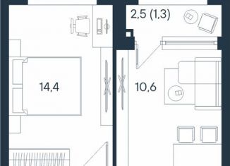 Продажа 2-ком. квартиры, 40.2 м2, Пермский край