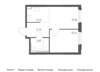 2-ком. квартира на продажу, 35 м2, Москва, жилой комплекс Квартал Герцена, к2, район Бирюлёво Восточное