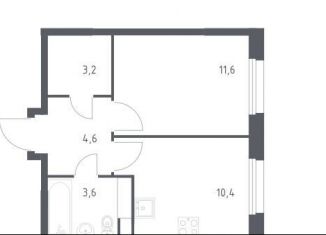 Продается 1-ком. квартира, 33.4 м2, Москва, проспект Куприна, 36к2