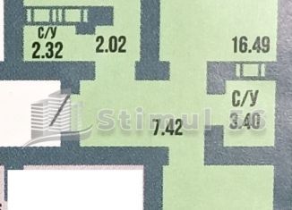 Продаю двухкомнатную квартиру, 59.6 м2, Оренбург, улица Рокоссовского, 3, Дзержинский район