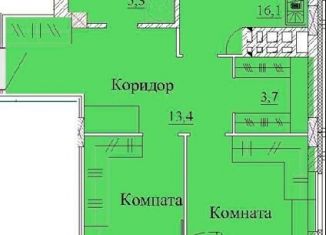 Продается 2-ком. квартира, 81.1 м2, Ивановская область