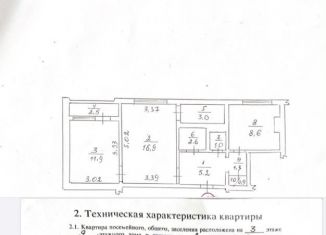 Продам 2-ком. квартиру, 52.7 м2, Севастополь, улица Бориса Михайлова, 7