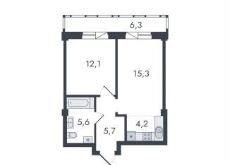 Продам 2-комнатную квартиру, 49.2 м2, Кировская область, Чистопрудненская улица, 13