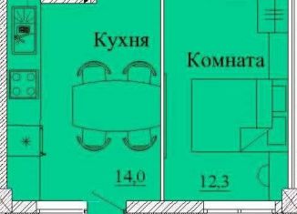 Продается 1-комнатная квартира, 45.3 м2, Иваново, Фрунзенский район