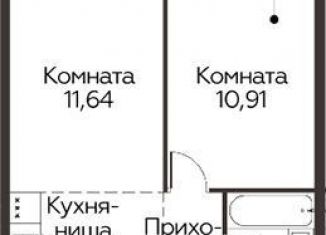 Продается однокомнатная квартира, 35.5 м2, Одинцово