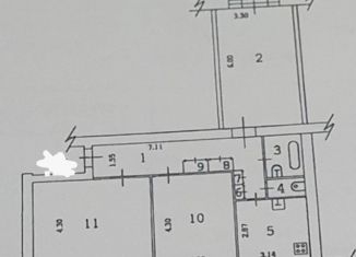 Продам 3-комнатную квартиру, 82.7 м2, Архангельская область, Первомайская улица, 35