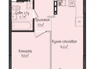 Продажа 1-ком. квартиры, 32.6 м2, село Первомайский, жилой комплекс Город Оружейников, 22, ЖК Город Оружейников