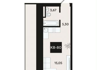 Продается 1-комнатная квартира, 33.1 м2, Хабаровск