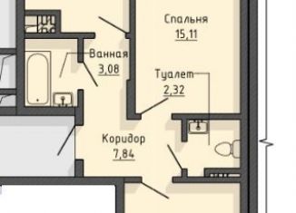 Двухкомнатная квартира на продажу, 57 м2, Старый Оскол, микрорайон Центральный, 4