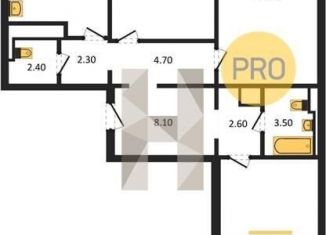 Продаю 3-ком. квартиру, 91.4 м2, Воронеж, Центральный район, улица Загоровского, 13к2