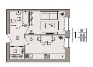 Продажа 1-ком. квартиры, 34 м2, Волгоградская область, улица Землячки, 84/5