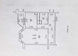 1-ком. квартира на продажу, 44 м2, Гагарин, улица Гагарина, 51А