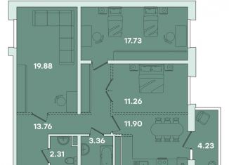 Продаю 3-ком. квартиру, 84.4 м2, Иркутск, улица Петрова, 16