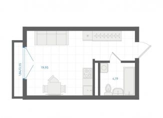 Продам квартиру студию, 24.8 м2, Екатеринбург, метро Чкаловская