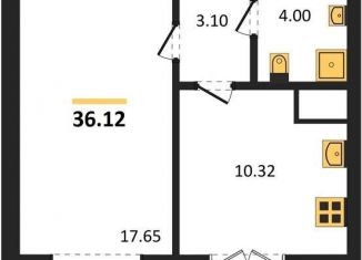 Продажа 1-комнатной квартиры, 36.1 м2, Воронеж, Цимлянская улица, 10В